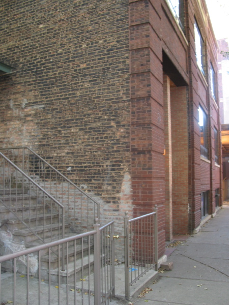 East side of 961 W. Montana with stairs from 957 W. Montana
