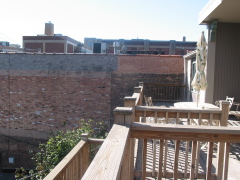 West side of the top of the porch for 957 W. Montana